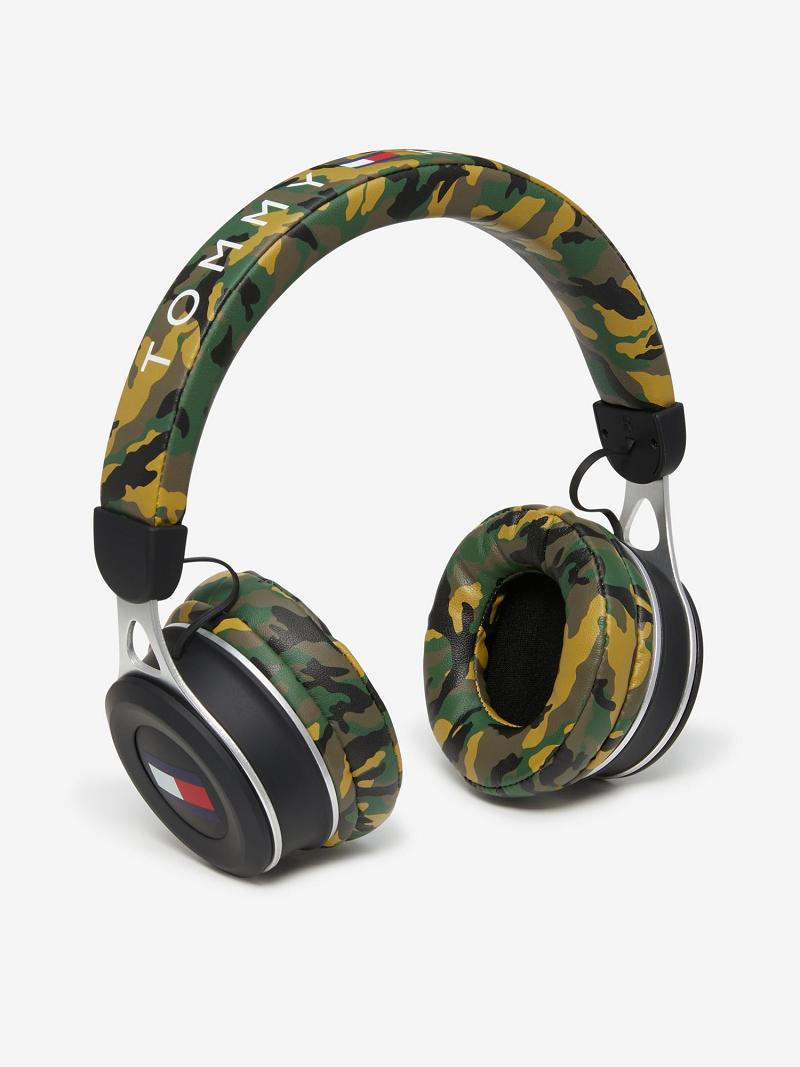 Lány Tommy Hilfiger Camo Headphones Technology Szürke | HU 2048PJJ